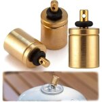 Lot de 3 adaptateurs de recharge de gaz buse type de bouteille cartouche de gaz butane / bidon de gaz ...