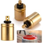 Lot de 3 adaptateurs de recharge de gaz buse type de bouteille cartouche de gaz butane / bidon de gaz ...