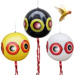 Lot de 3 ballon anti - oiseaux avec yeux, ballons rpulsifs anti - oiseaux, effaroucheur d'oiseaux, rpulsif ...