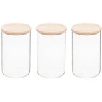 Lot de 3 bocaux hermet 1l en verre - 5five
