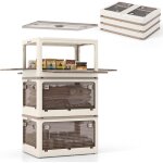 Lot de 3 boîte de rangement avec couvercle pliables avec couvercles, boite rangement empilables avec ... Lot de 3 boîte de rangement avec couvercle pliables avec couvercles, boite rangement empilables avec ...