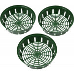 Lot de 3 bols ronds pour bulbes � fleurs