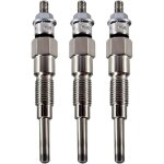 Lot de 3 bougies de pr�chauffage 16851 - 65510 16851 - 65512 pour tracteur kubota d722 d902 d905 d1005 ...