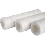 Lot de 3 cartouches bobin�e filtre � eau anti s�diments - compatibles filtre 10 pouces