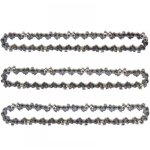Lot de 3 cha�nes d'�lagueuse sur perche pour guide - cha�ne de 10  (25 cm), 40 maillons d'entra�nement, ...