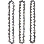 Lot de 3 cha�nes d'�lagueuse sur perche pour guide - cha�ne de 10  (25 cm), 40 maillons d'entra�nement, ...