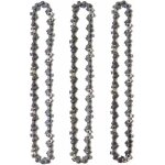 Lot de 3 cha�nes d'�lagueuse sur perche pour guide - cha�ne de 10  (25 cm), 40 maillons d'entra�nement, ...