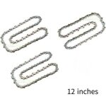 Lot de 3 chane de trononneuse pour guide - chane de 12' (30 cm), 45 maillons d'entranement, compatibles ...