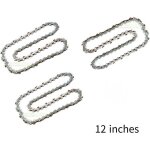 Lot de 3 chane de trononneuse pour guide - chane de 12  (30 cm), 45 maillons d'entranement, compatibles ...