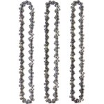 Lot de 3 cha�nes de tron�onneuse pour guide - cha�ne de 14  (35 cm), 52 maillons d'entra�nement, faible ...