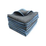 Lot de 3 chiffons en microfibres de carbone 380gsm, torchons nettoyage poussiere, lingettes essuie pour ...