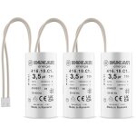 Lot de 3 condensateurs 3, 5 uf pour moteur de volet roulant bubendorff dure de vie 10 000 heures condensateur ...