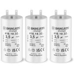 Lot de 3 condensateurs 3, 5 uf pour moteur de volet roulant somfy dure de vie 10 000 heures condensateur ...