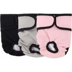 Lot de 3 couche pour chien, (l)couches chien lavable couches r�utilisables pour chien lavables culotte ...