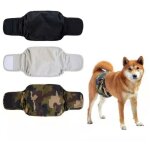 Lot de 3 couche chien male lavable - bandes r�utilisables pour chiens (s)