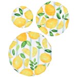 Feiyue - lot de 3 couvercles lastiques pour bols alimentaires, bocaux, rcipients en verre, plats, pots, ...