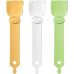 Lot de 3 cuillres de nourriture pour chat cuillre  friandise pour chat cuillre  presser distributeur ...