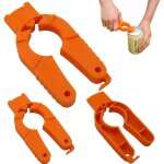 Lot de 3 dcapsuleurs 3 en 1, ouvre - botes, ouvre - bocaux, bouteille d'eau en plastique,  visser ...