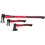 Lot de 3 haches hachette 600 g 37 cm - 1000 g 37 cm - 2000 g 90 cm