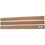 Lot de 3 lattes 64, 5 cm 645mm largeur 53mm paisseur 8mm bois htre durable sommier lit canap clic ...