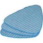 Lot de 3 lingettespour dirt devil aquaclean dd301 - 0, dd302 - 0, m318, m318 - 0, m325 balai vapeur, ...