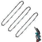 Lot de 3 mini cha�nes de tron�onneuse de 30, 5 cm de rechange pour tron�onneuses portatives sans fil, ...