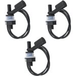 Fitags - lot de 3 niveau capteurs deau, interrupteur flotteur pour, pompe capteur niveau eau interrupteur ...