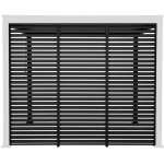 Lot de 3 persiennes anthracite 100cm pour pergola bioclimatique aluminium 3x3m v2 4x3m 6x3m triomphe