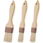 Lot de 3 pinceaux  ptisserie, pinceaux  badigeonner en poils naturels, pinceaux de cuisine, pinceaux ...