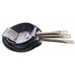 Lot de 3 poles baumalu gastronomie - 20 / 24 / 28 cm - inox