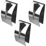 Lot de 3 porte - serviettes auto - adh�sifs, porte - torchons en acier inoxydable, support mural pour ...