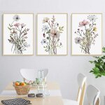 Lot de 3 posters vintage - - d�coration murale - toile de qualit� - 30x40cm - sans cadre