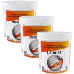 Lot 3 pots de 1kg bistre a9 - produit entretien de chemine bois / charbon