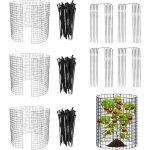 Lot de 3 protections pour plantes antirouille en maille mtallique de 34, 7 cm pour animaux de compagnie, ...