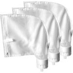 Lot de 3 sac � fermeture �clair de remplacement compatible avec pour polaris 360, 380 nettoyeur de piscine ...