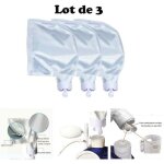 Lot de 3 sacs  limon adaptables pour polaris 280 480 robot nettoyeur piscine. lot de 2 sacs filtres ...
