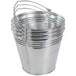 Beast - promo lot de 3 seaux 12l metal galvanises pour tous usages