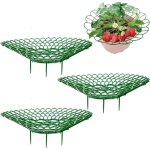 Lot de 3 supports pour fraises, supports de fraises, support de fraises de jardin, support de culture ...