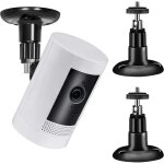 Lot de 3 supports muraux pour cam�ra ring - r�glable � 360� - support de surveillance robuste et facile ...