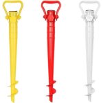 Lot de 3 supports de parasol, ancrages au sol pour parasol, ancrages pour parasol de plage, pour parasols ...