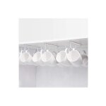 Lot de 3 supports pour tasses, caf blanc, porte - tasses suspendu sous placard, crochets de rangement ...