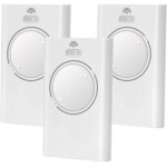 Lot de 3 telecommande portail 868mhz compatible avec faac xt4 868 slh lr, xt4 868 slh, xt2 868 slh lr, ...