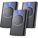 Lot de 3 t�l�commandes pour portail, porte de garage, 868 mhz, compatible avec xt2 868 slh lr, xt4 868 ...