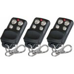 Lot de 3 tlcommandes de rechange  code tournant 433. 33 mhz lot de 3 tlcommandes de rechange de ...