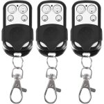 Lot de 3 t�l�commandes universelles, � code fixe, avec fr�quence de 433, 92 mhz, pour portail automatique ...