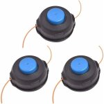 Lot de 3 t�tes de d�broussailleuse m10 t35 de rechange pour hus - qvarna 531300183 - t�te de robinet ...