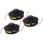 Lot de 3 t�tes � double fil � avance automatique pour d�broussailleuse fuxtec - conception robuste pour ...
