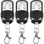 Lot de 3 tlcommandes universelles, code fixe, avec frquence de 433, 92 mhz, pour portail automatique