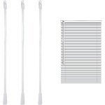 Lot de 3 tringles de store v�nitien avec 3 crochets et poign�es, accessoires d'entretien pour stores ...