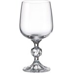 Lot de 3 verres � pied en cristallin 23cl, matignon